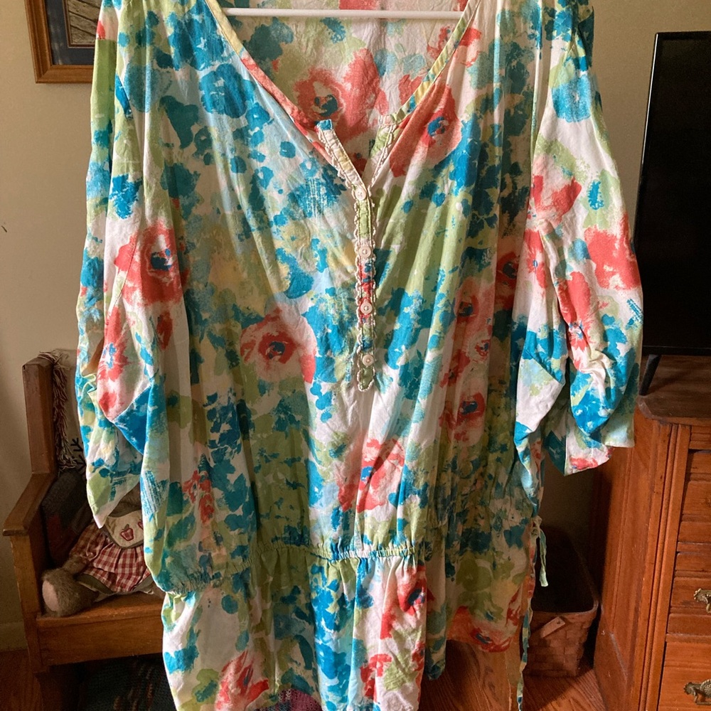 Croft & Barrow Multicolor Floral Top
